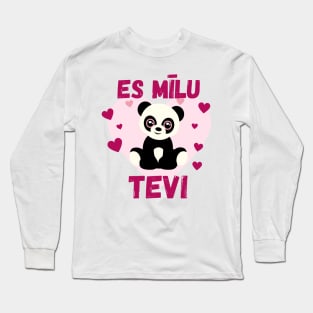 es mīlu tevi - Latvian Long Sleeve T-Shirt